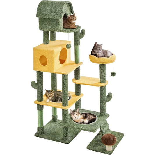 68.5in Tall Cactus Cat Tree