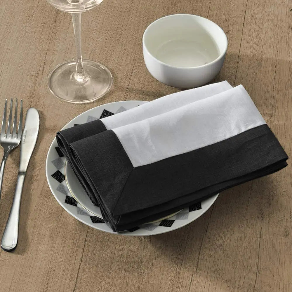4PCS 100% Linen serving Napkins Reusable Washable
