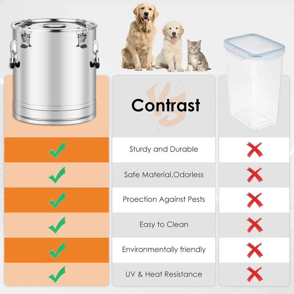 20LB/25LB Airtight Dog Food Storage Container