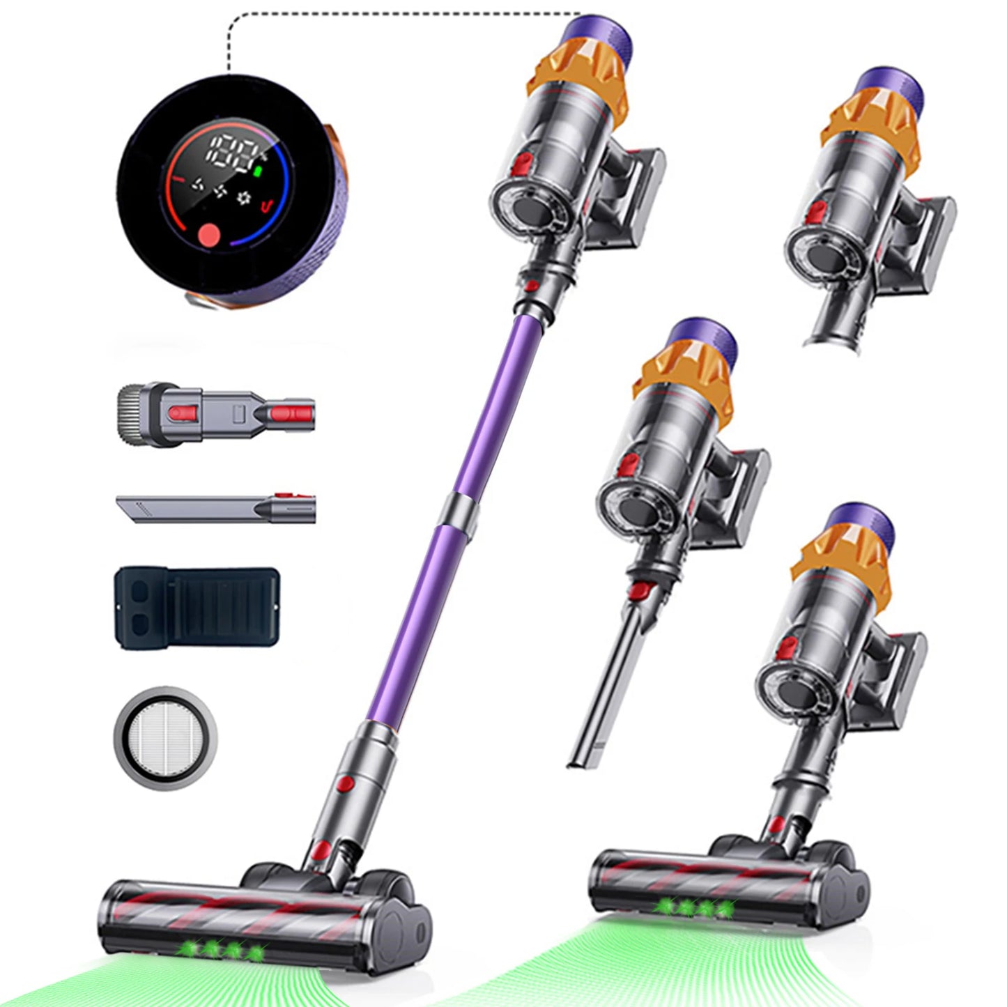 V18 Cordless Vacuum Cleaner 550W