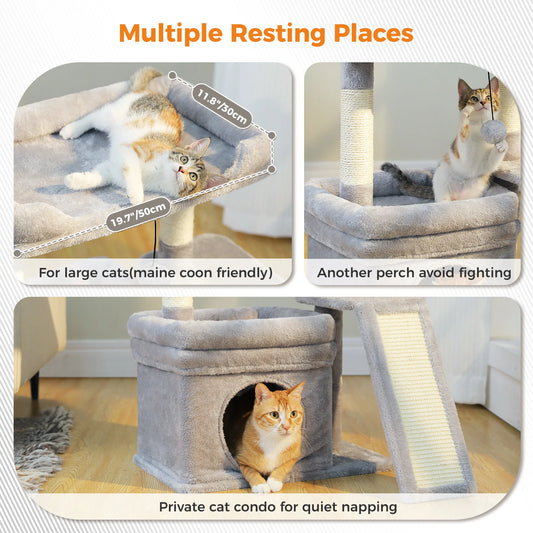 Small Cat Tree for Indoor Cat