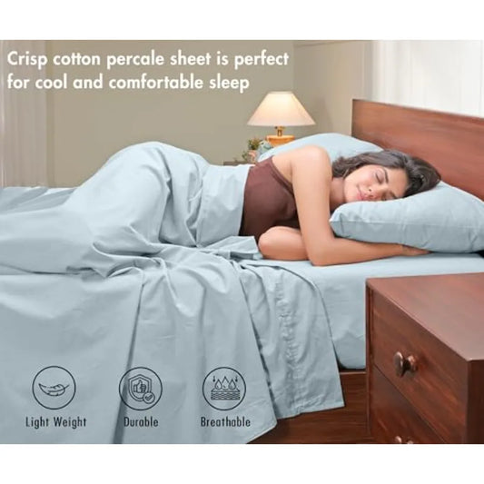 100% Cotton Percale Sheets
