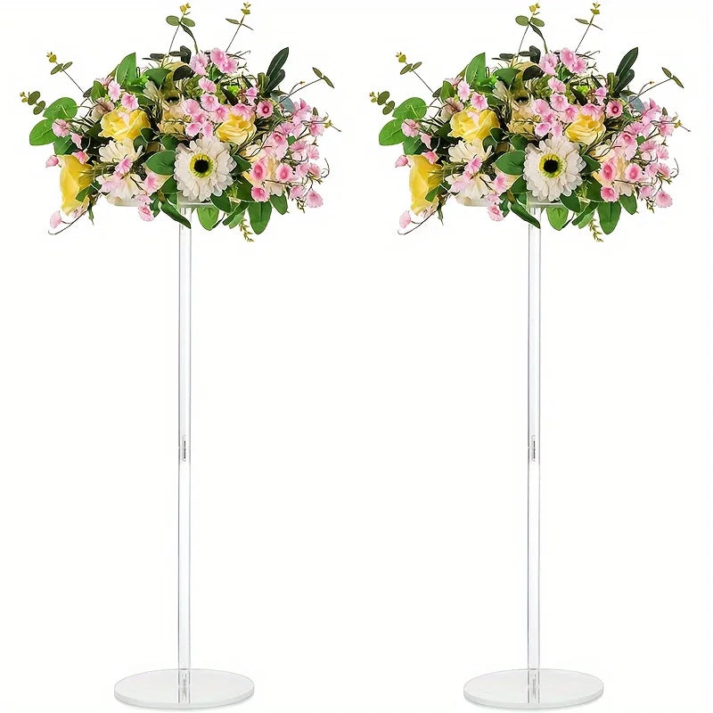 31.5-inch High Acrylic Vase Flower Stand