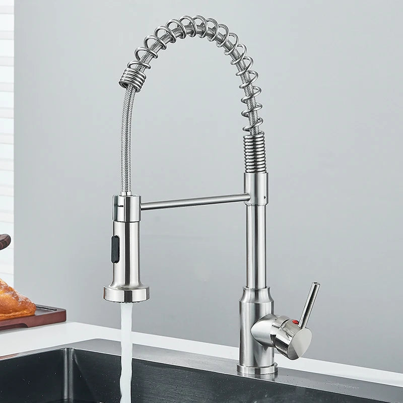 Pull Down Kitchen Faucet