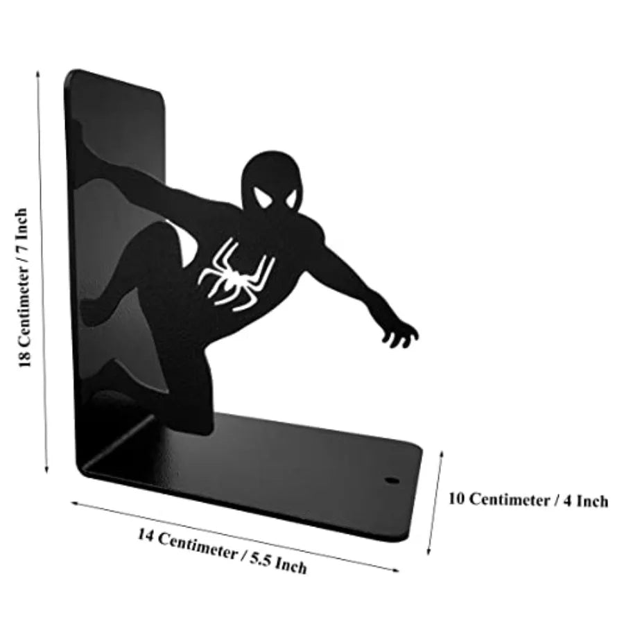 Superhero-themed Decorative Metal Bookends