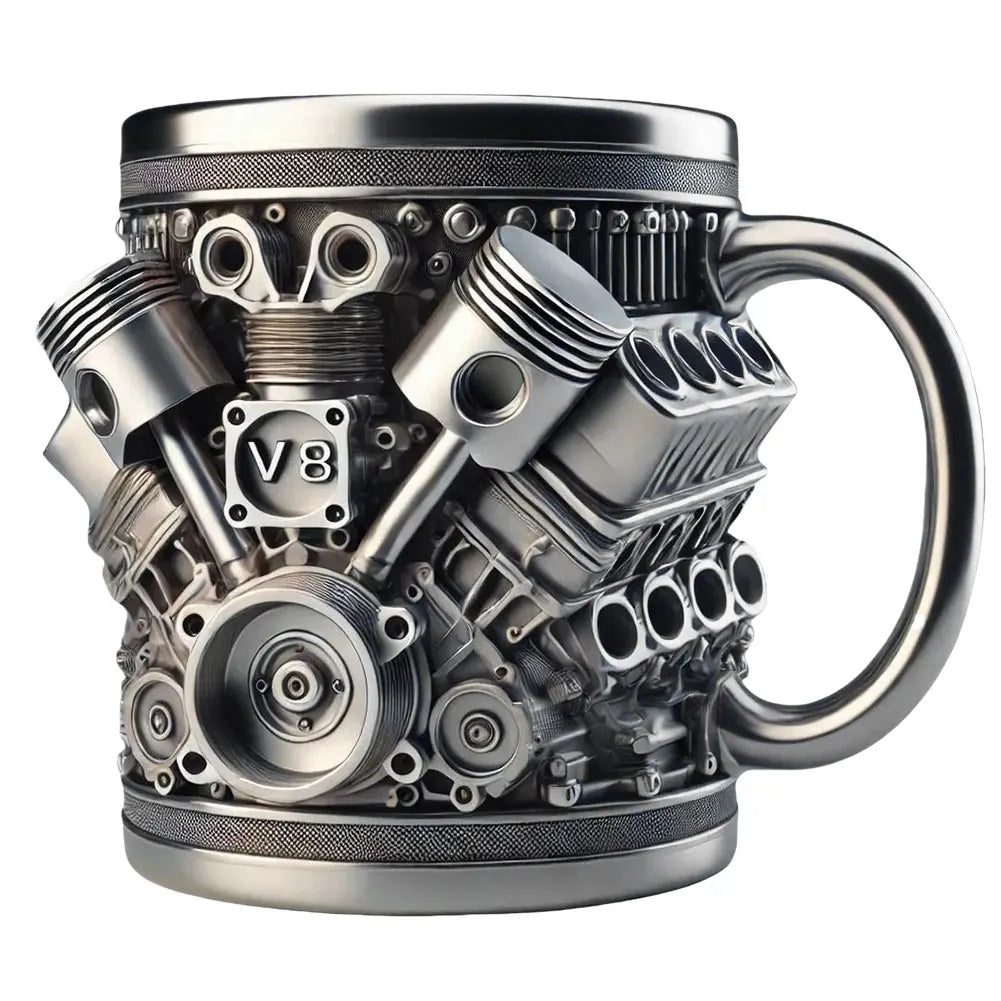 Unique Car Engine Coffee Mug