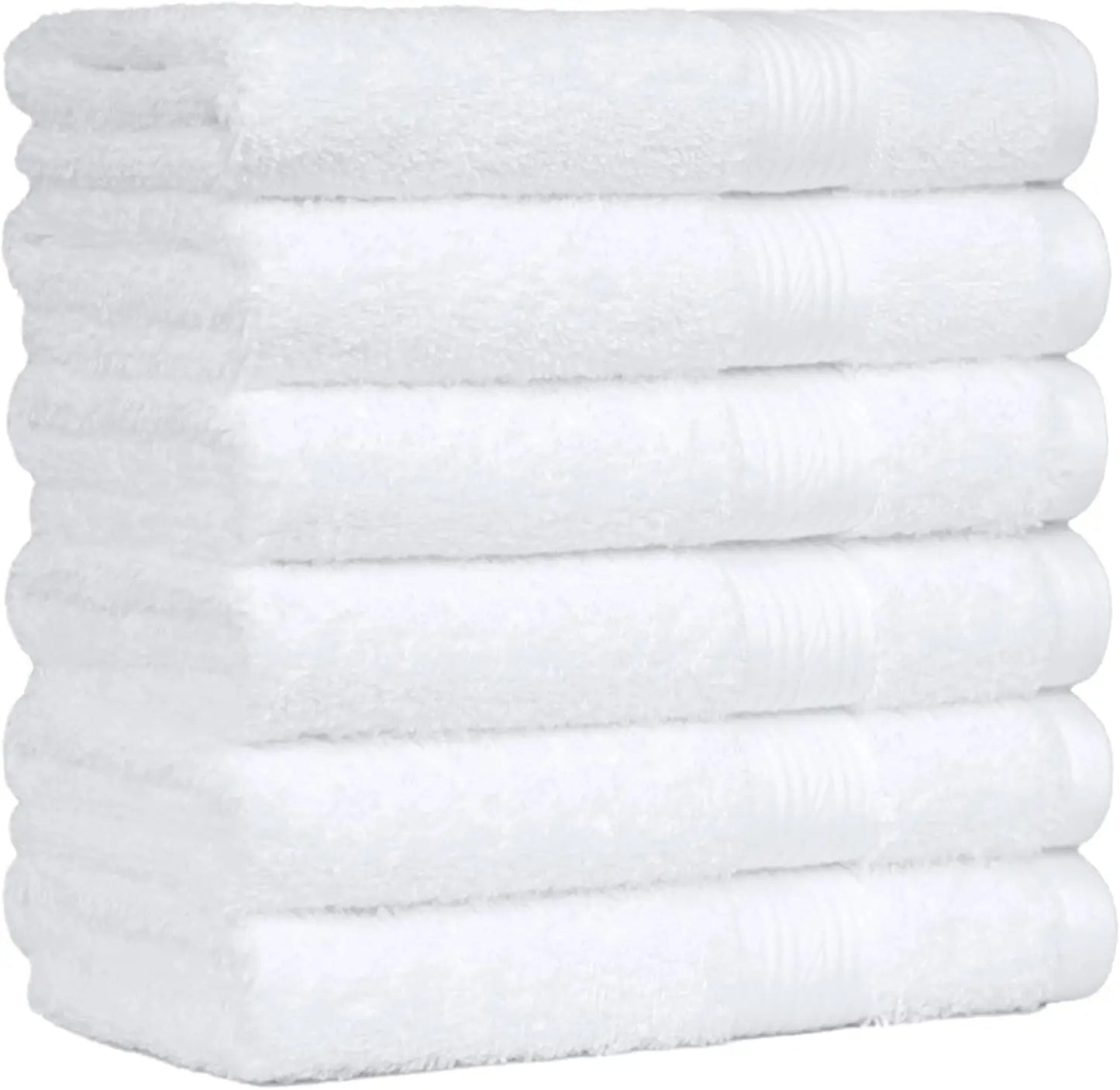 6 Piece Oversized 100% Cotton Bathroom Towel Set