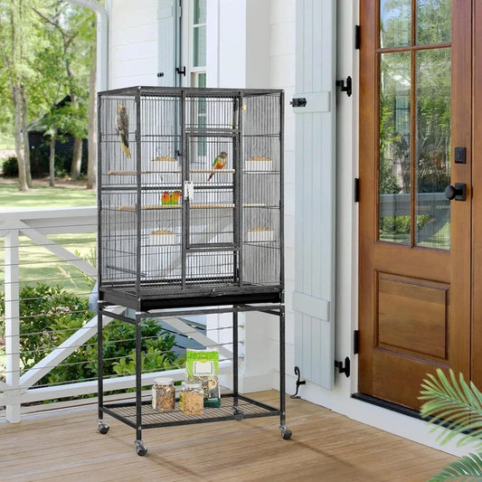 54-Inch Large Parrot Cage With Stand