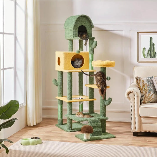 68.5in Tall Cactus Cat Tree