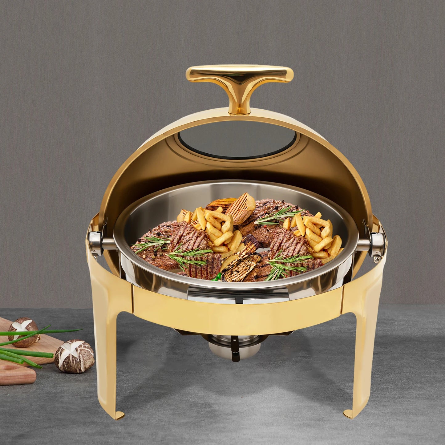 Round Chafing Dish Buffet Set
