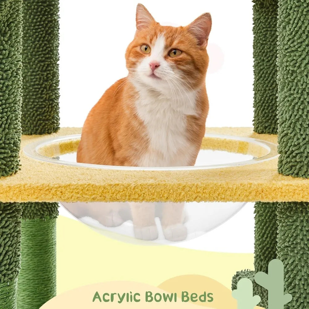 68.5in Tall Cactus Cat Tree