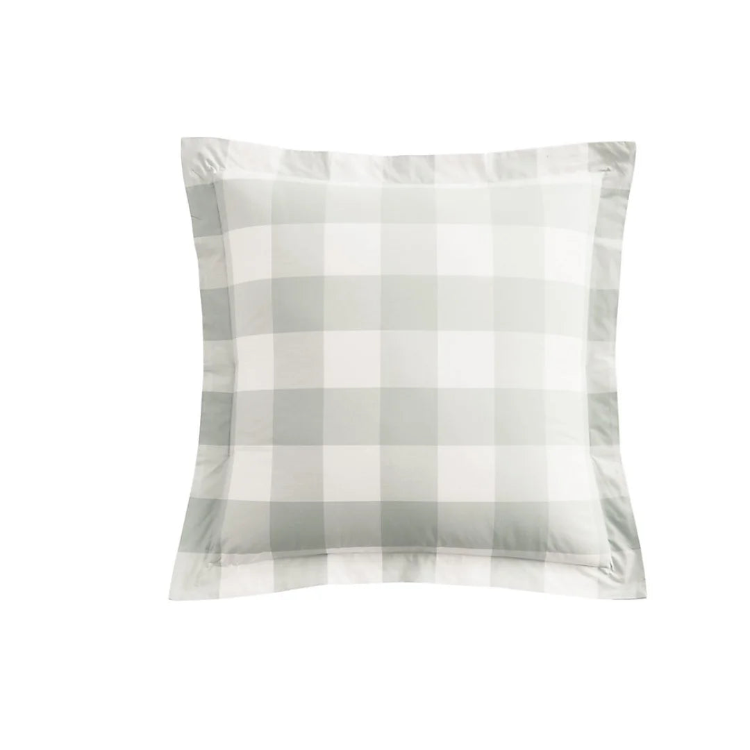 Classic Cotton Checkered Pillowcase