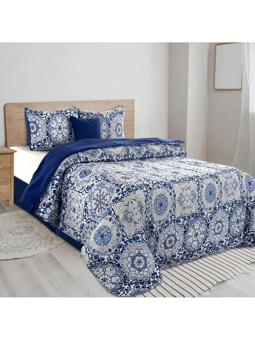Reversible 5Pc Comforter Set
