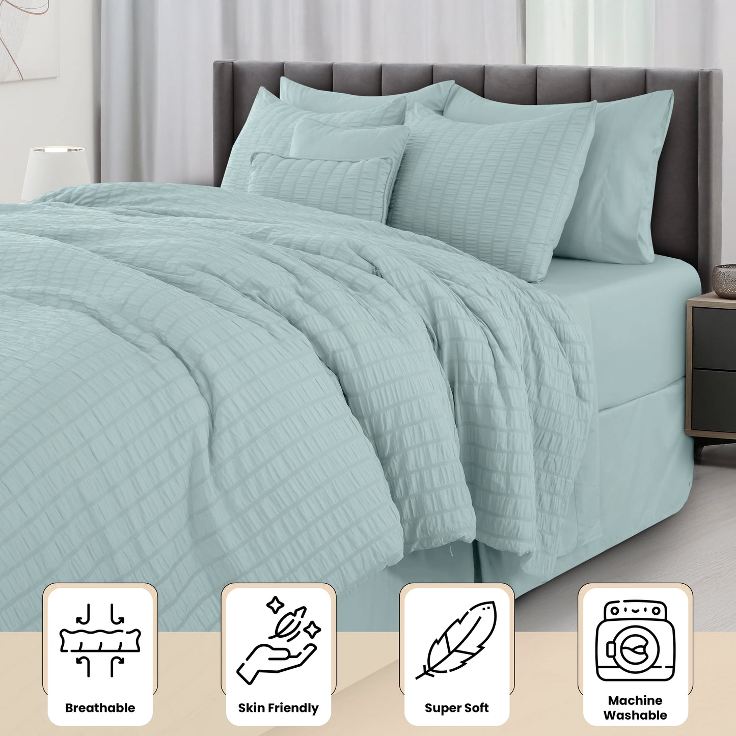 Lux Decor 10 Piece Comforter Set