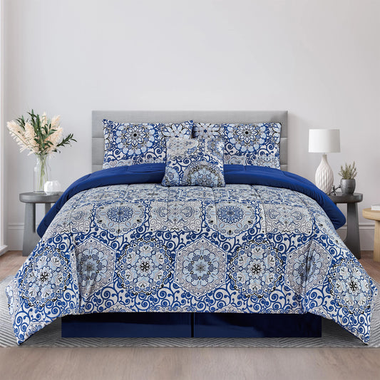 Reversible 5Pc Comforter Set