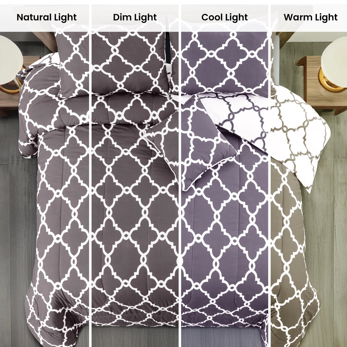 Reversible 5Pc Comforter Set