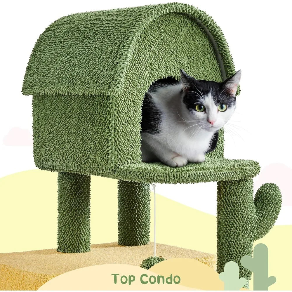 68.5in Tall Cactus Cat Tree