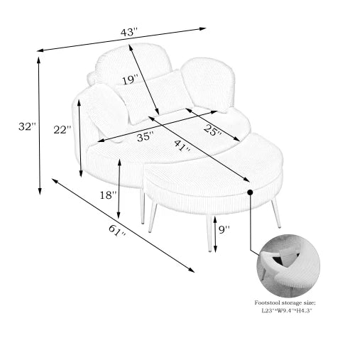 Sofa, single sofa, lazy chair