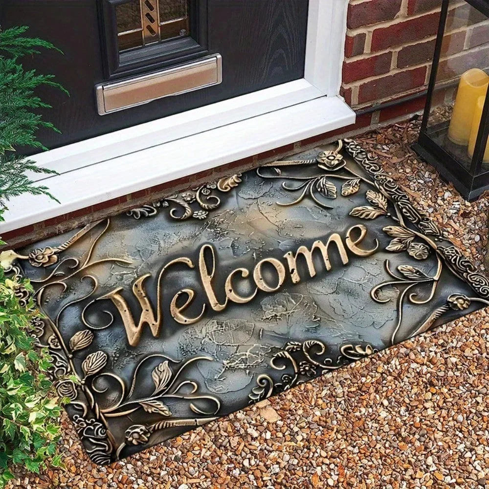 Rubber Doormat 3D design nonslip