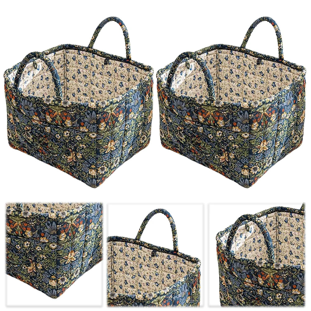 Boho Fabric Storage Basket