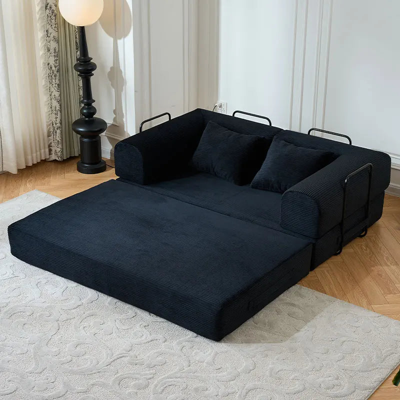 Foldable Convertible Futon Sleeper Sofa Bed