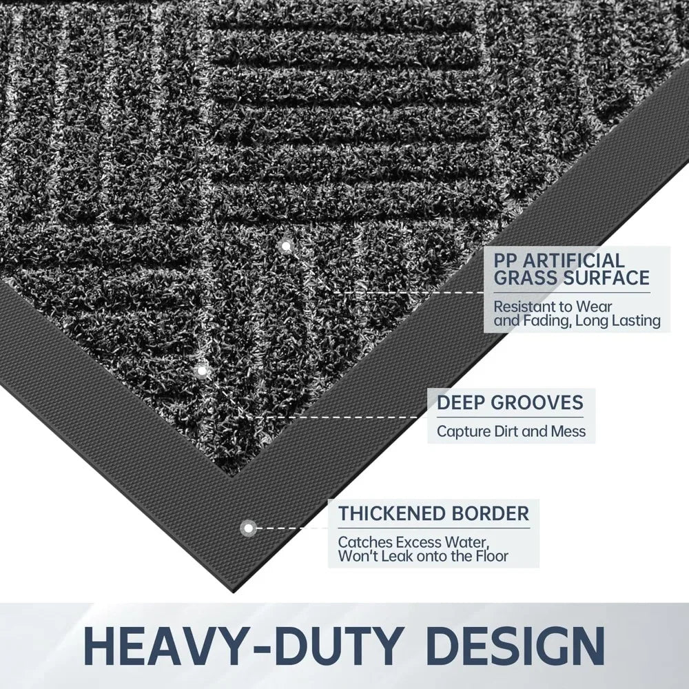 6' x 4' Heavy Duty Indoor Outdoor Doormat,