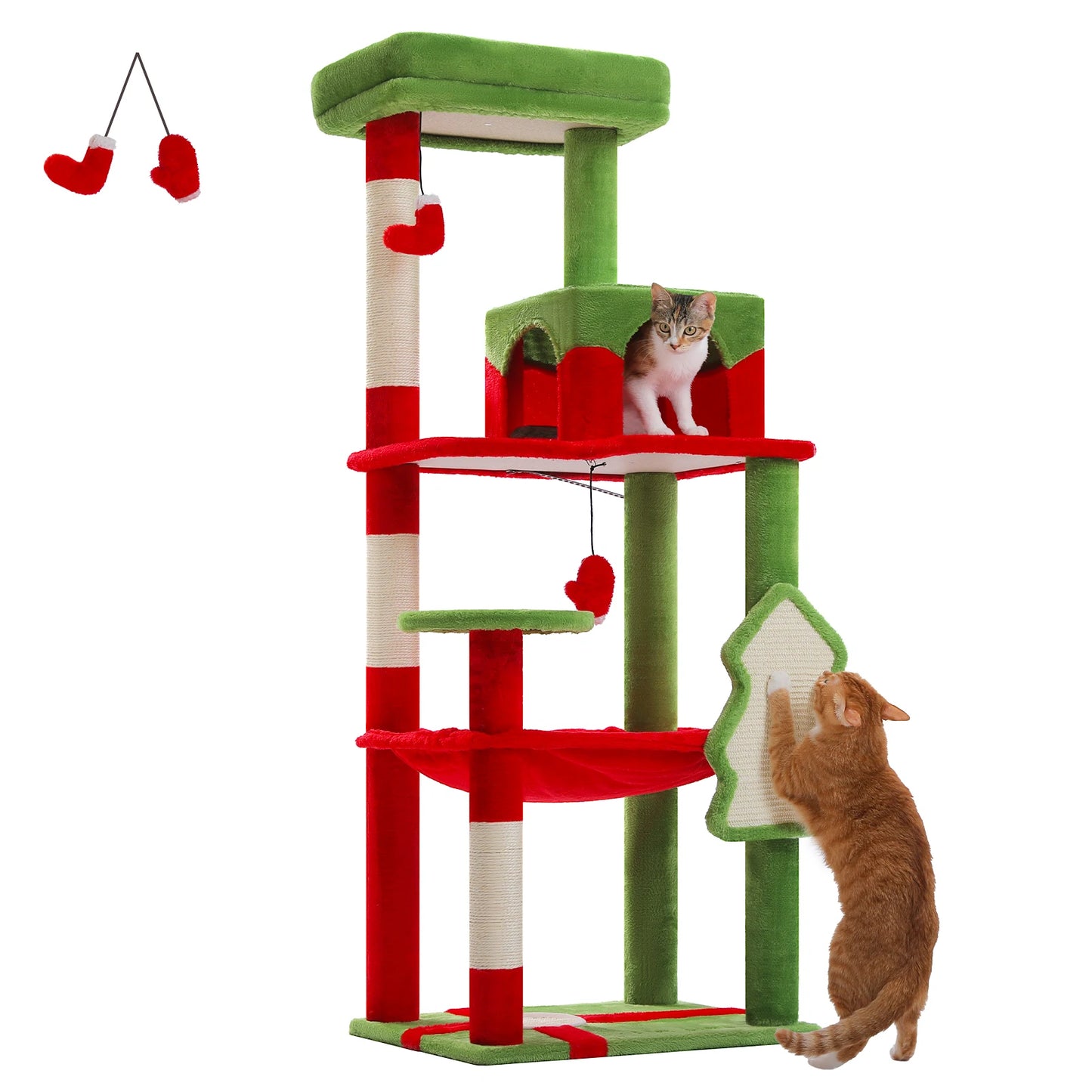 Cat Tree For Indoor Cats 5-Level Cat Tower