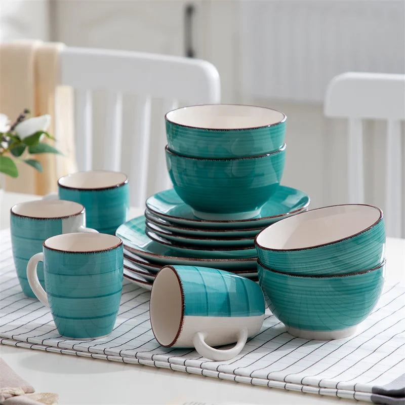 16Pcs Porcelain Dinnerware Set