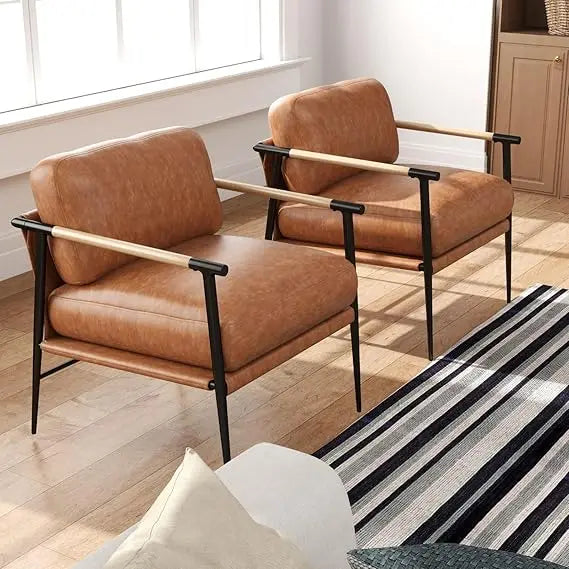 Sherpa Accent Chairs Set of 2