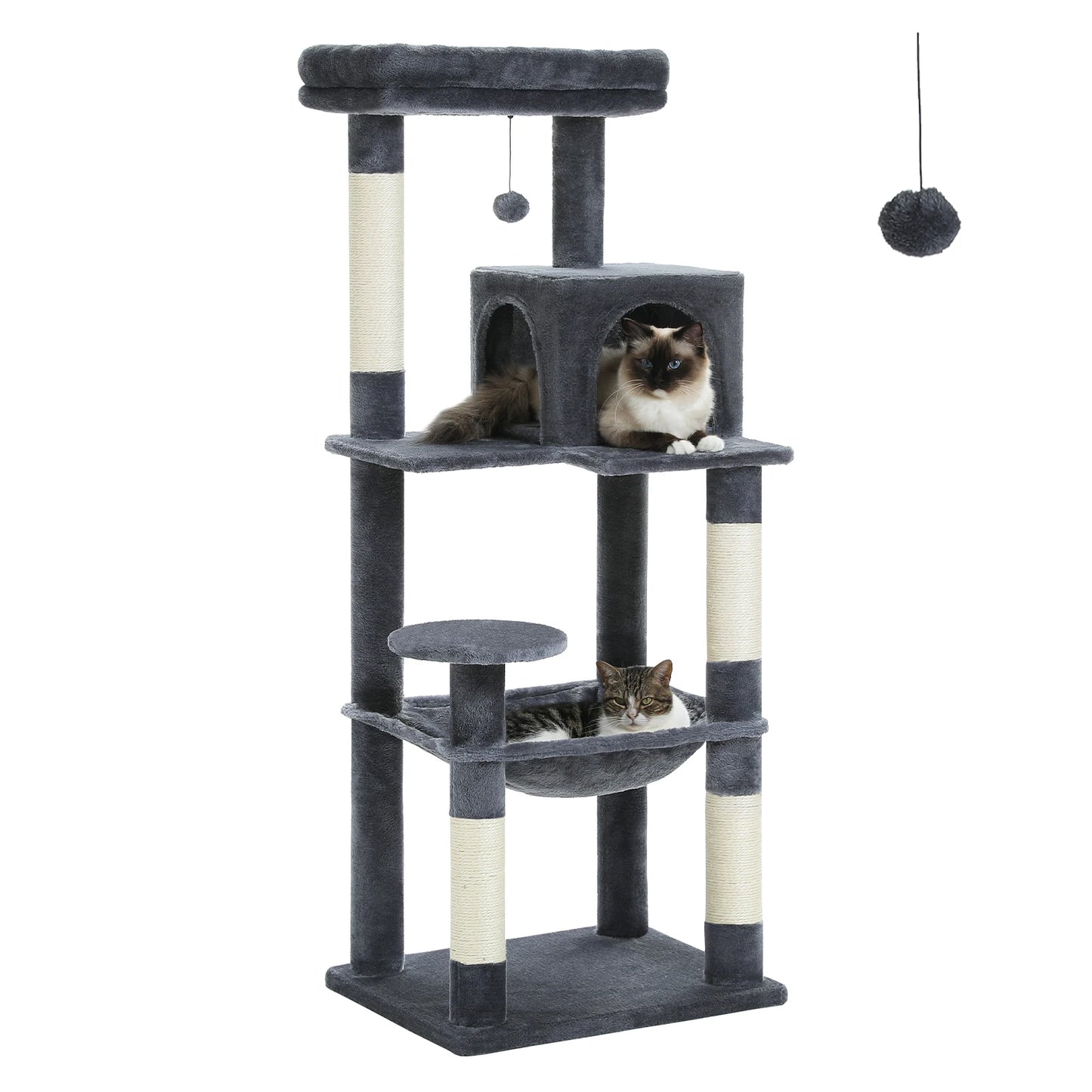 Cat Tree For Indoor Cats 5-Level Cat Tower