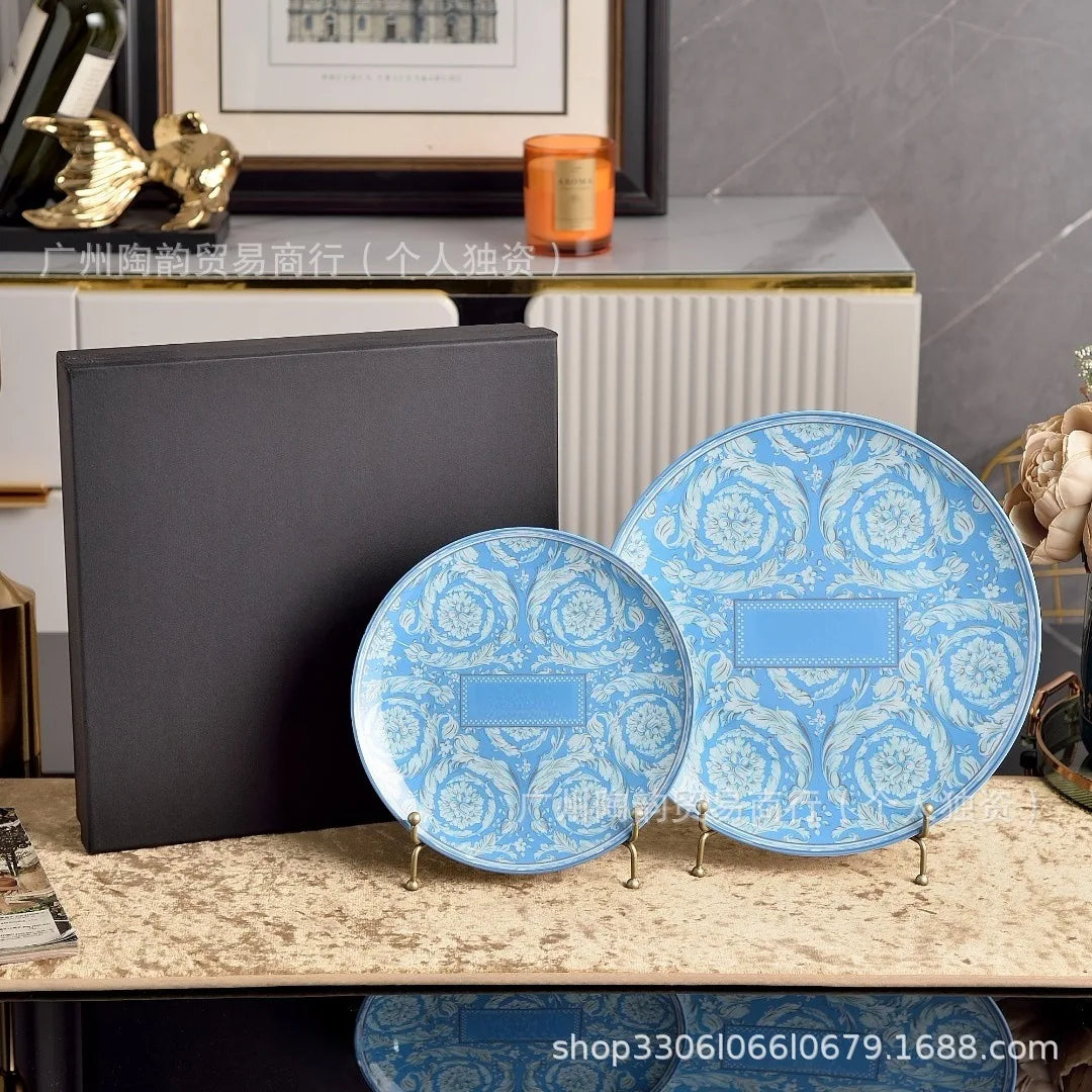 European Luxury Western Dinner Plate Set