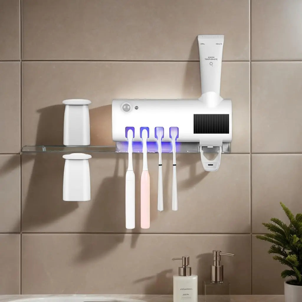 Wall mounted toothpaste dispenser