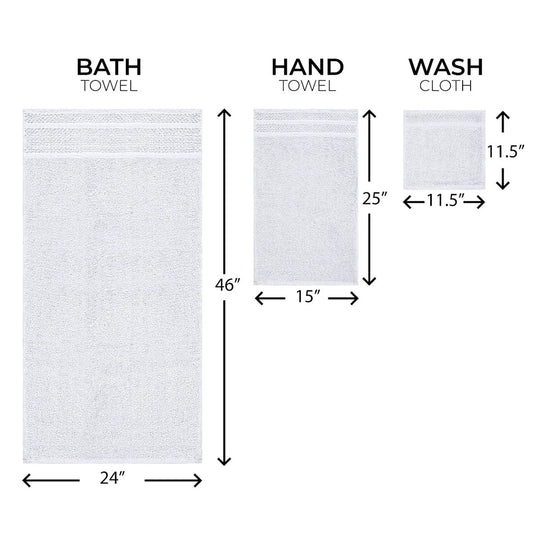 10 Piece Cotton Towel Set
