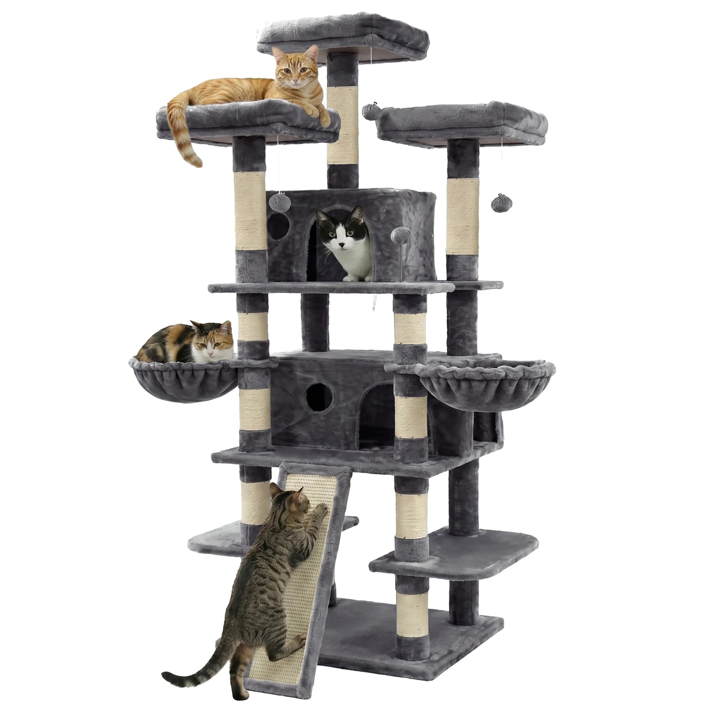 Large Multi Level Cat Tree Tower