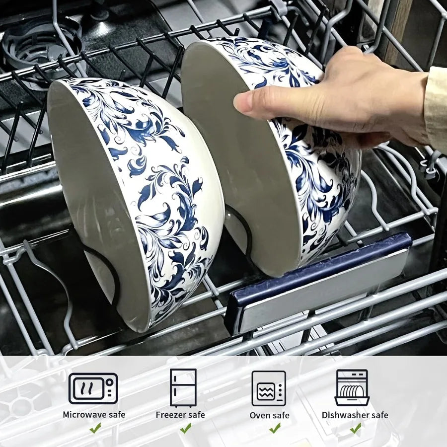 Large ceramic mixing bowls