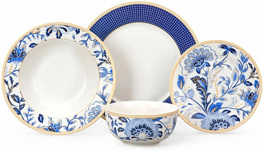 Bone China Dinnerware Set of 24