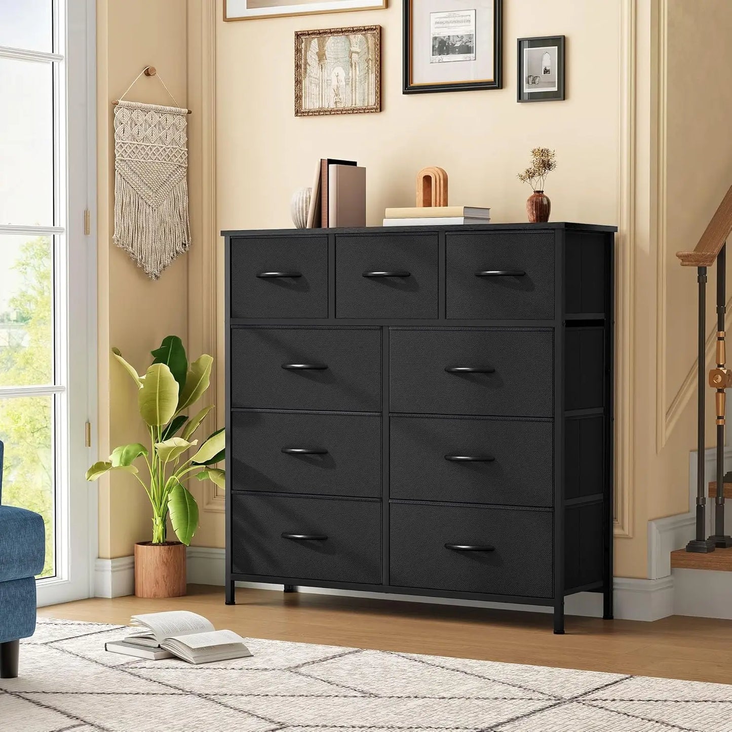 9-Drawer Fabric Storage Tower