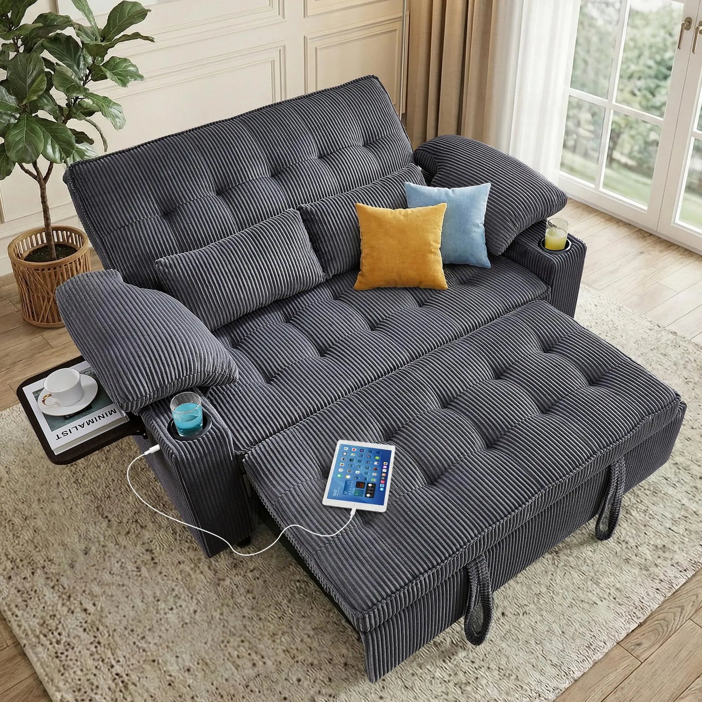 58in Sleeper Sofa Bed