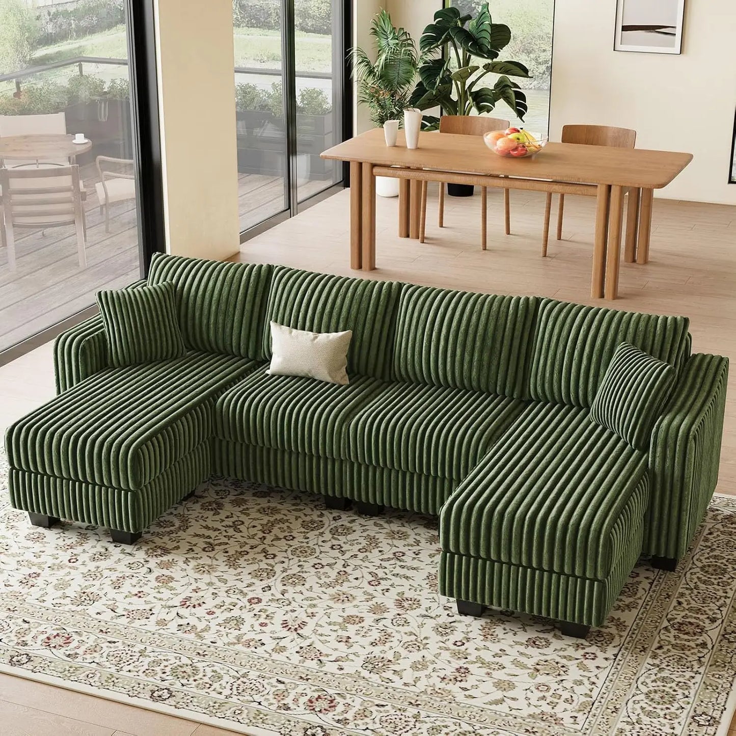 Convertible Sectional Couch Chaise Corner Sectional Sofa