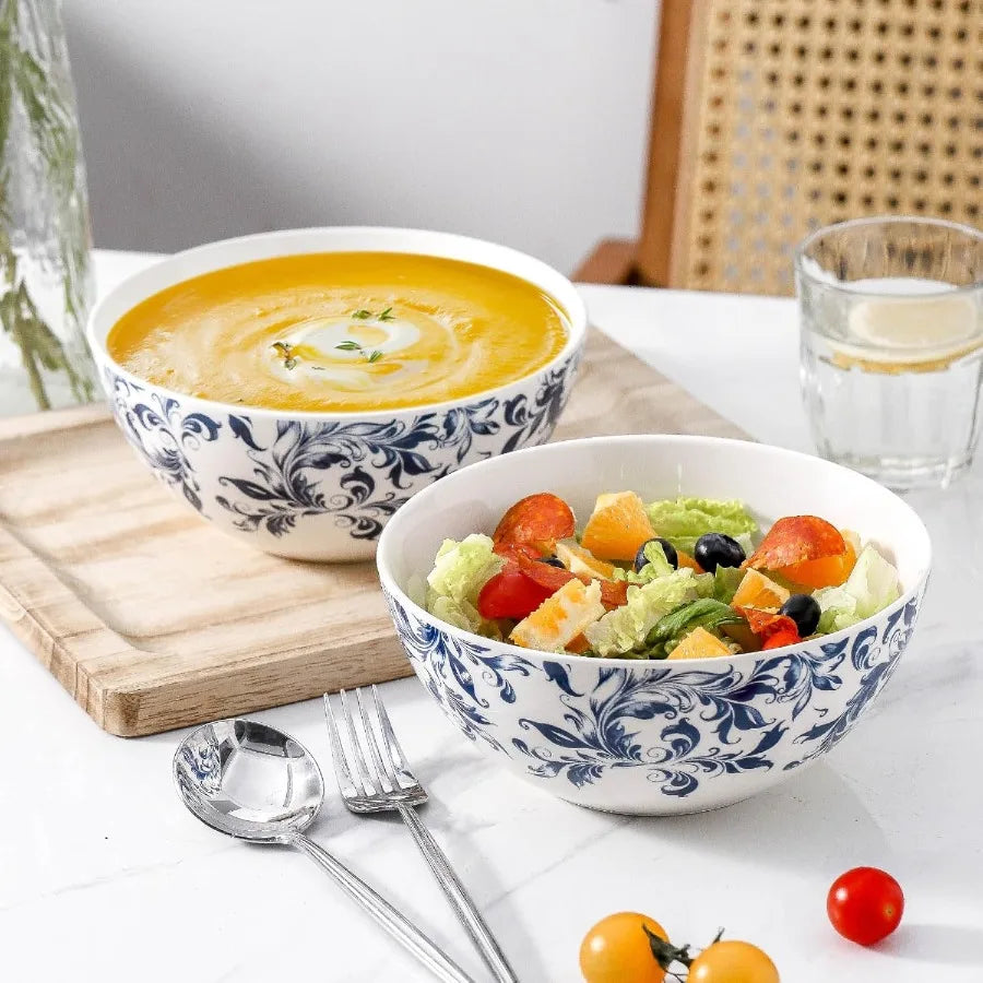 Large ceramic mixing bowls