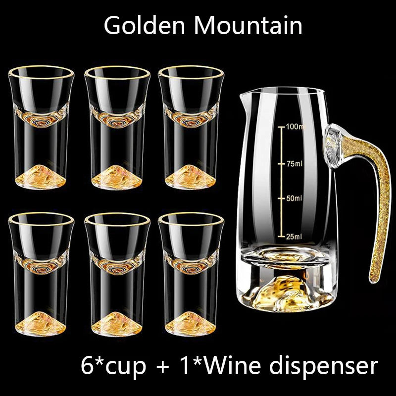 7pcs Crystal Glass Set