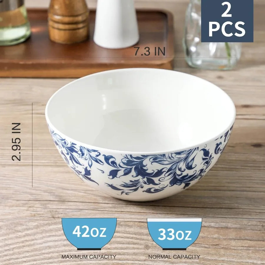 Large ceramic mixing bowls
