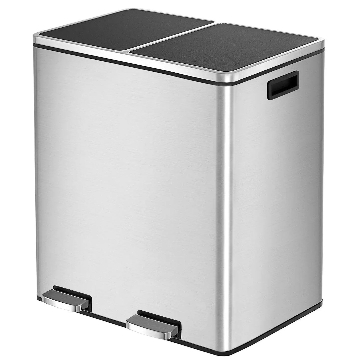 16 Gal Stainless Steel Kitchen Trash Can