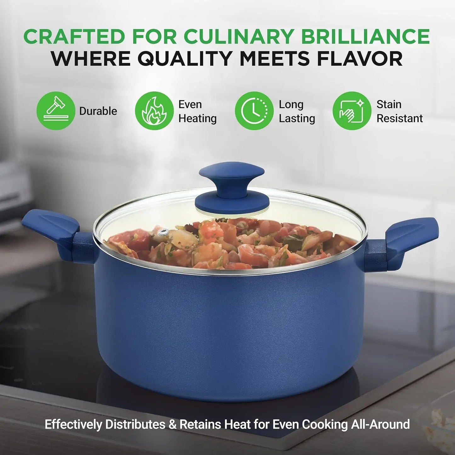 54 Piece Professional Grade Home Kitchen Cookware