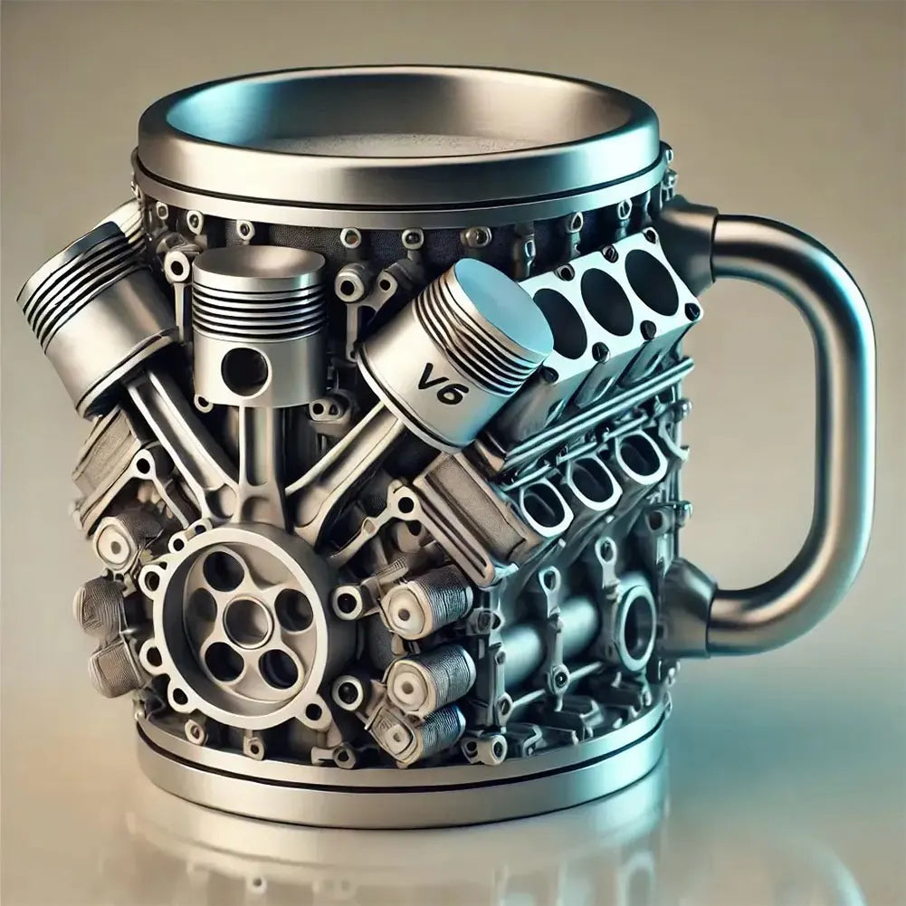 Unique Car Engine Coffee Mug
