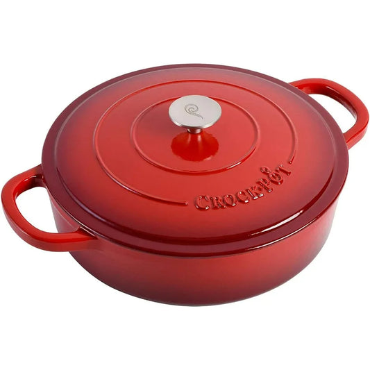 5 Qt Crock Pot Artisan Enameled Cast Iron