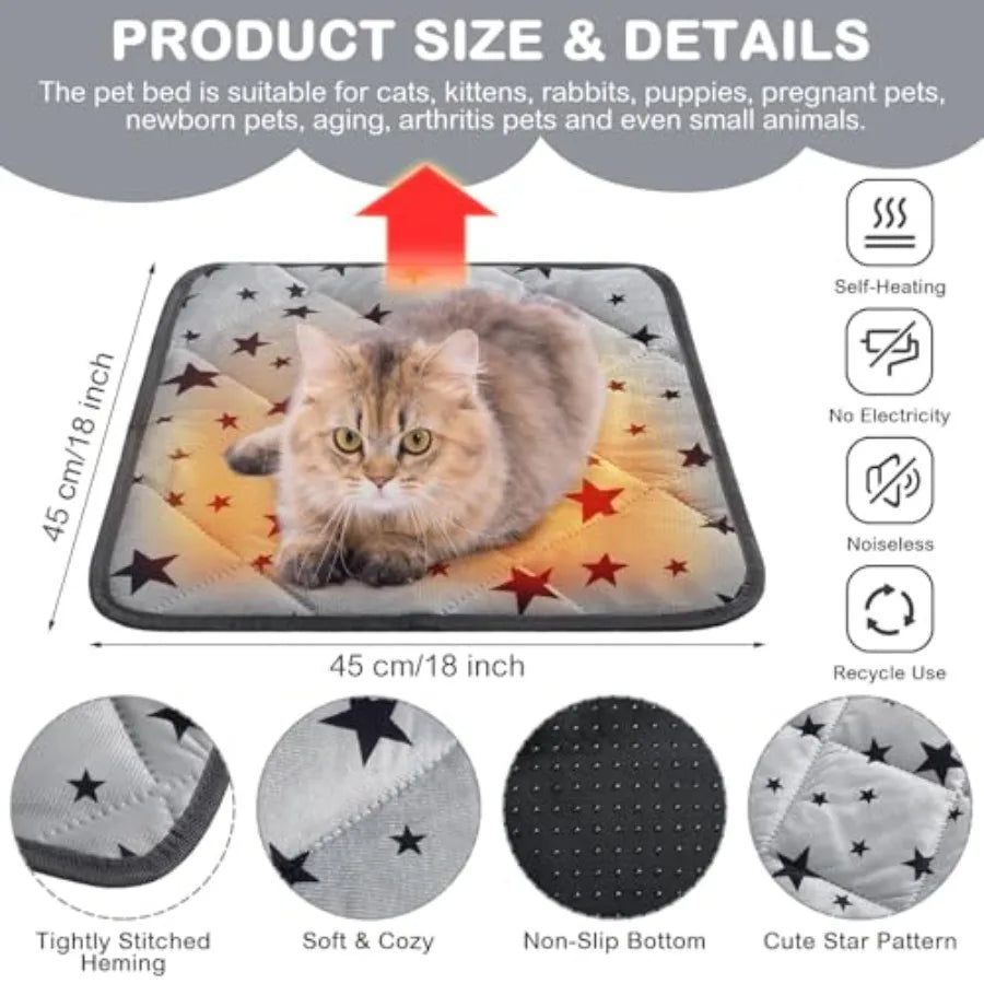 Self Warming Cat/Dog Bed Self Heating