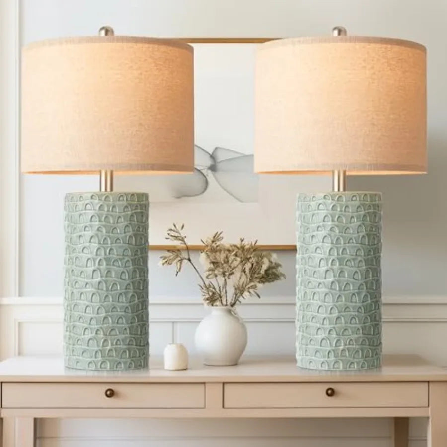 Ceramic Table Lamp Set of 2
