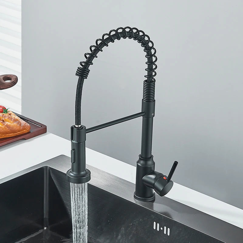 Pull Down Kitchen Faucet