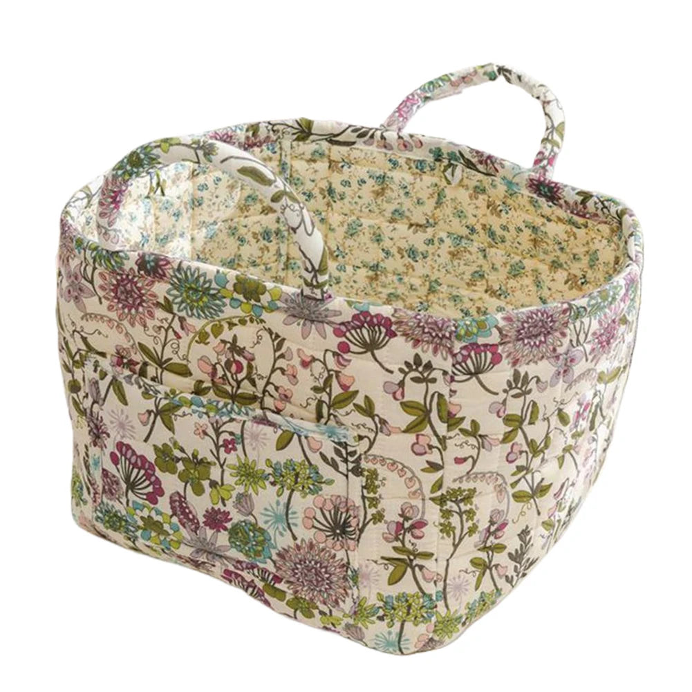 Boho Fabric Storage Basket